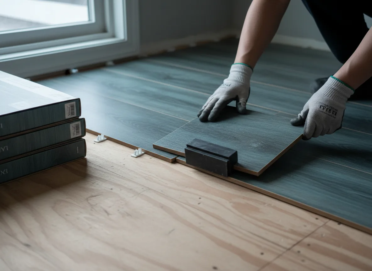 Luxury Vinyl Plank Installation company in Regan, ND